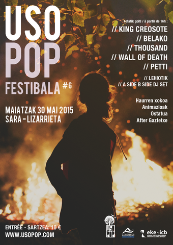 Usopop festibalaren 6. edizioa Saran Usopop festibalaren 6. edizioa Saran