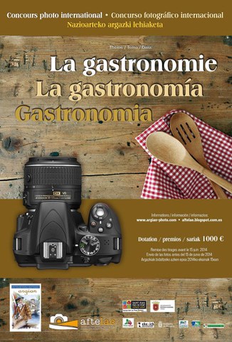 Gastronomia da Argian elkartearen 2014ko argazki lehiaketaren gaia Gastronomia da Argian elkartearen 2014ko argazki lehiaketaren gaia