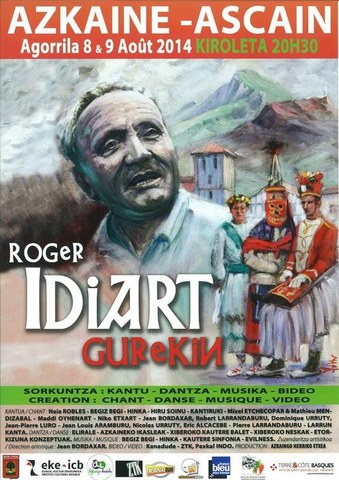 "Roger Idiart, gurekin" ikusgarria Azkainen