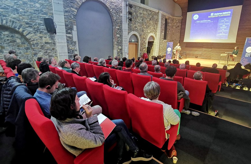 Euskal kultur erakundearen Biltzar nagusia Donapaleun, 2023an © Jakes Larre