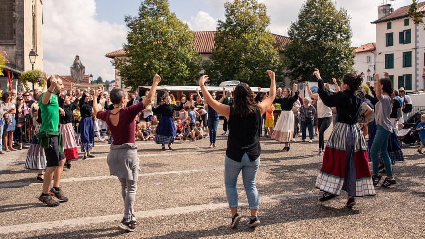 Joaldunen besta Euskal Herriko Joaldunen besta Hazparnen (2018) © Matiu Bordato