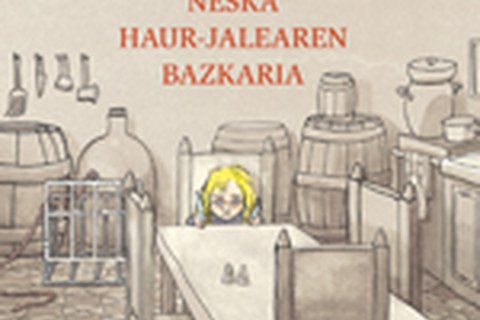 Neska haur-jalearen bazkaria