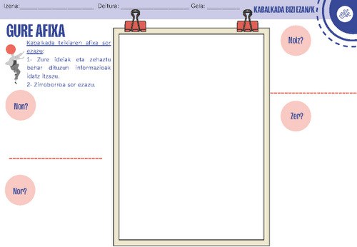 Afixa sortu Afixa sortu
