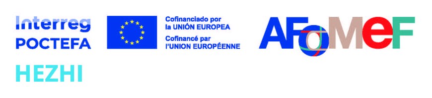 HEZHI proiektua (EFA 158-04) Europar Batasunak batera finantzatu du –% 65– AFOMEF POCTEFA deialdiaren Interreg VI-A Espainia-Frantzia-Andorra Programaren (POCTEFA 2021-2027) bidez. POCTEFAren helburua da Espainia-Frantzia-Andorrako mugaz gaindiko eremuan integrazio ekonomikoa eta soziala indartzea.