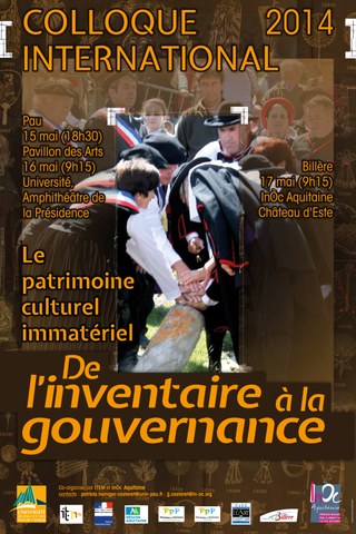 "Le patrimoine culturel immatériel : de l’Inventaire à la  gouvernance" - Pau