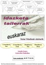 Atelier d'écriture en basque
