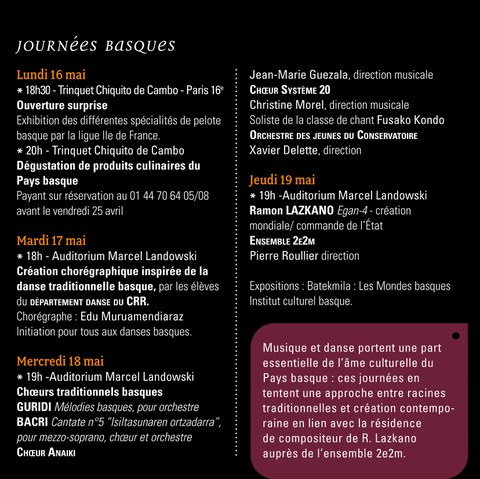 Journées Basques Journées Basques