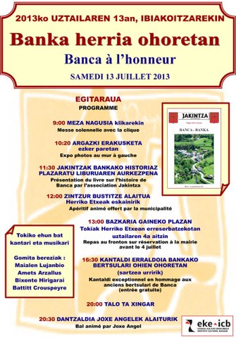 Banca à l'honneur