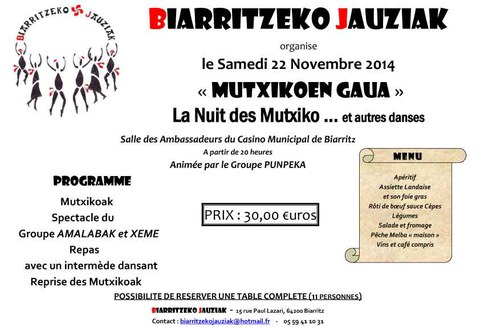 La Nuit des Mutxiko La Nuit des Mutxiko
