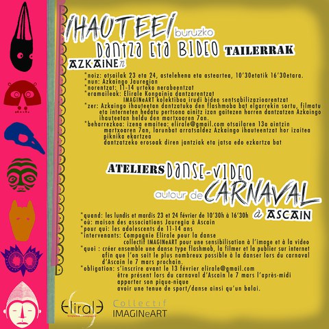 Ateliers danse et vidéo autour du carnaval Ateliers danse et vidéo autour du carnaval