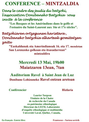 Les Basques et les Amérindiens dans le golfe et  l'estuaire du Saint­ Laurent aux XVIe et XVIIe  siècles