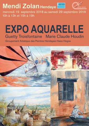 Exposition d'aquarelles