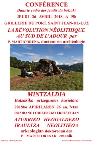 Pablo Marticorena "La révolution néolithique au sud de l'Adour"