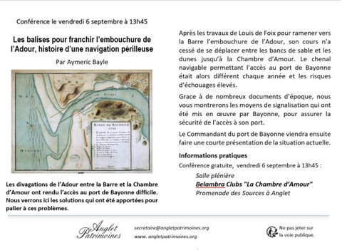 Les balises pour franchir l'embouchure de l'Adour, histoire d'une navigation périlleuse