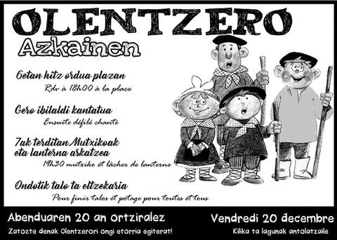Olentzero à Ascain