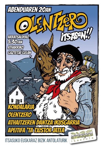 Olentzero à Itxassou