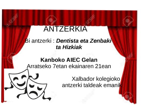 Pièces "Dentista" + "Zenbaki ta hizkiak" 