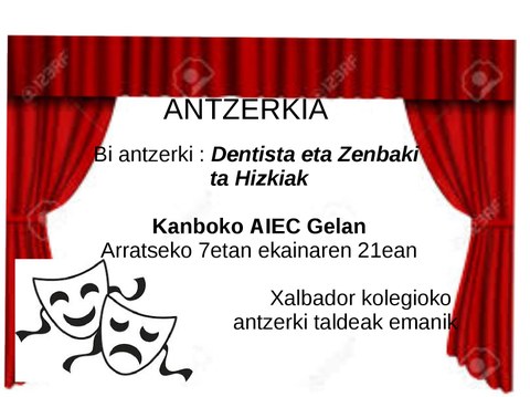 Pièces "Dentista" + "Zenbaki ta hizkiak" 