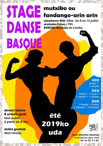 Stage danse basque
