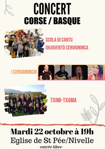 Tximi-Txama + Scola Di Cantu Ghjubentù Cerviuninca + I Cerviuninchi