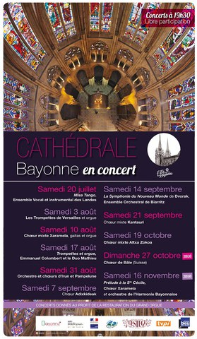 Xaramela et l'orchestre de l'Harmonie Bayonnaise