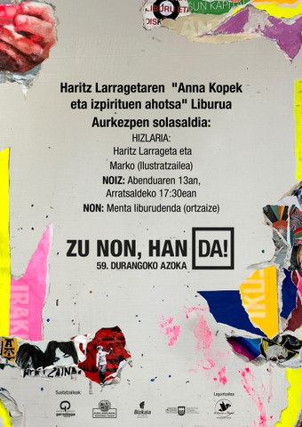 Présentation du livre "Anna Kopek eta izpirituen ahotsa"