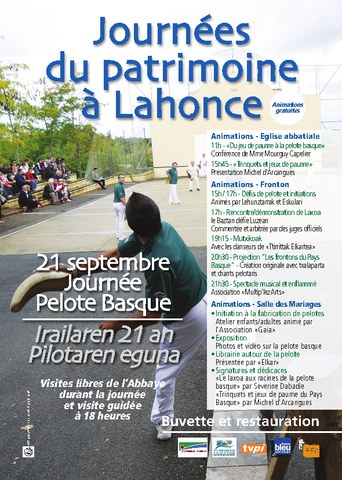 Journées du Patrimoine à Lahonce Journées du Patrimoine à Lahonce