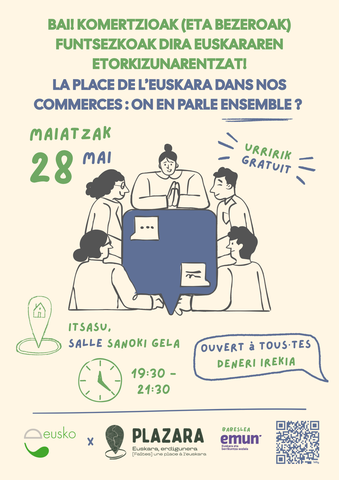 La place de l’euskara dans nos commerces : on en parle ensemble ?
