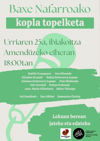 Baxe Nafarroako kopla topelketa