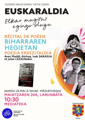 Récital de poésie "Biharraren hegietan"