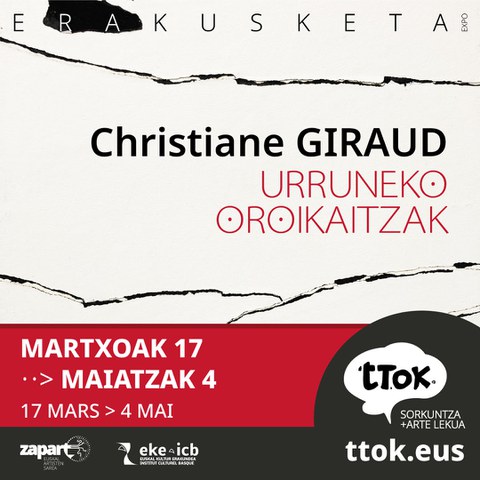 Christiane Giraud "Urruneko oroikaitzak" Christiane Giraud "Urruneko oroikaitzak"