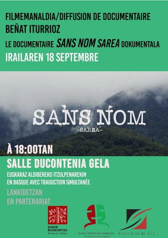 Documentaire "Sans nom - Sarea"