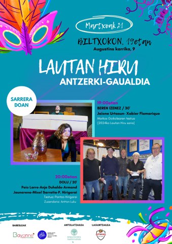 Soirée-théâtre "Lautan hiru" Soirée-théâtre "Lautan hiru"