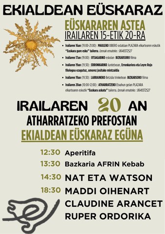 Ekialdean euskaraz eguna