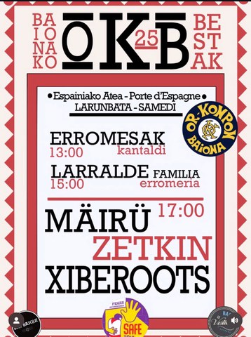 Erromesak + Larralde familia + Mäiru + Zetkin + Xiberoots