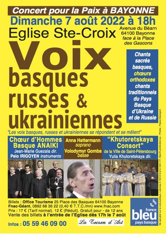 Voix basques, russes et ukrainiennes