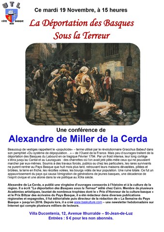 La déportation des Basques sous la terreur