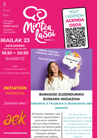 Initiation langue basque pour les parents