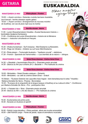 Euskaraldia à Guéthary