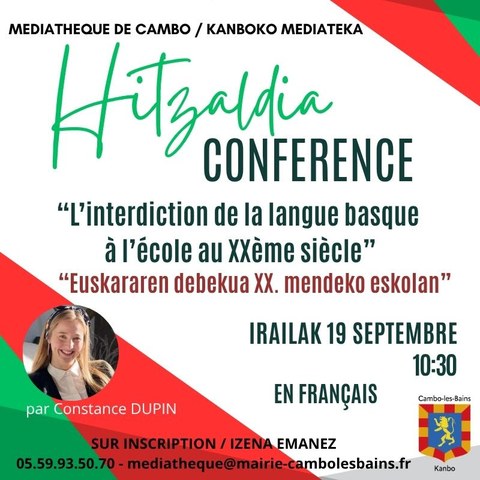 L'interdiction de la langue basque à l'école au XXème siècle