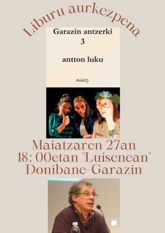 Présentation du livre "Garazin antzerki 3"