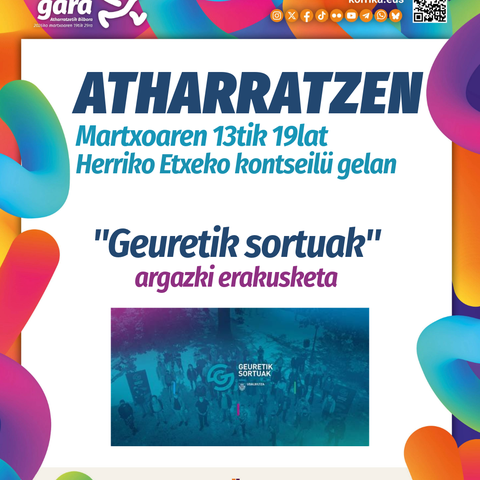 Exposition photo "Geuretik sortuak"