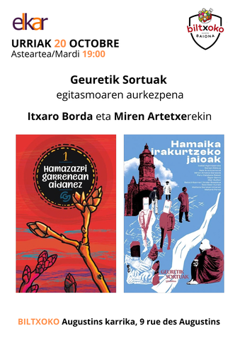 Présentation du projet "Geuretik sortuak"