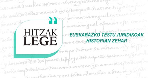 Exposition "Hitzak lege" Exposition "Hitzak lege"