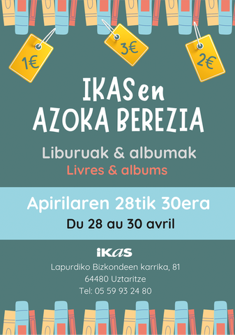 Déstockage de livres à IKAS