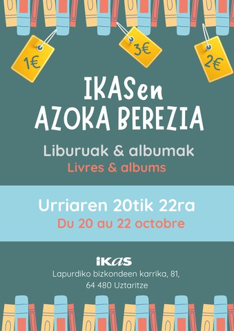 Vente de livres à IKAS