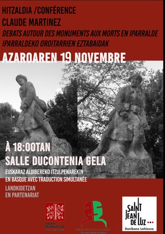 Débats autour des monuments aux morts en Iparralde Débats autour des monuments aux morts en Iparralde