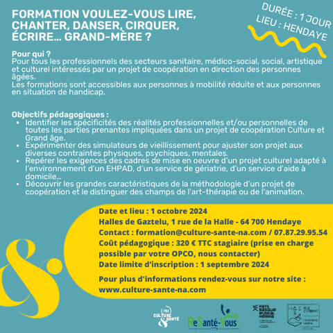 Voulez-vous lire, chanter, danser, cirquer, écrire… grand-mère ?