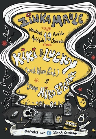 Kiki & Lucky (+ Niko Etxart) [reporté]