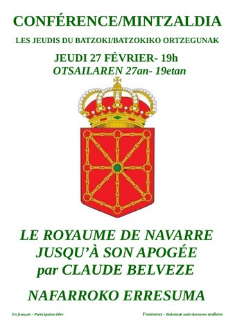 Le Royaume de Navarre jusqu'à son apogée